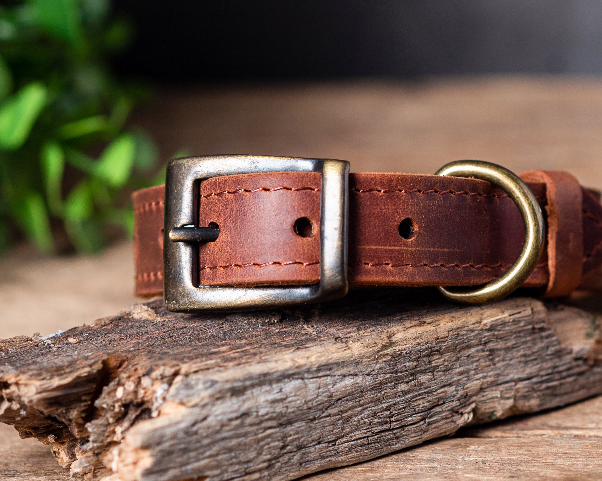 Personalized Leather Dog Collar, Personalized Dog Collar, Genuine Leather Dog Collar, Engraved Leather Dog Collar, Customized Dog Collar