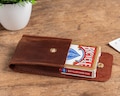 Personalized Playing Card Case, Playing Card Sleeve Holder, Playing Card Travel Case, Poker Card Storage Case Cover, Deck Leather Card Case product logo