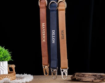 Personalized Short Training Dog Lead,  Dog Double-Sided Leash