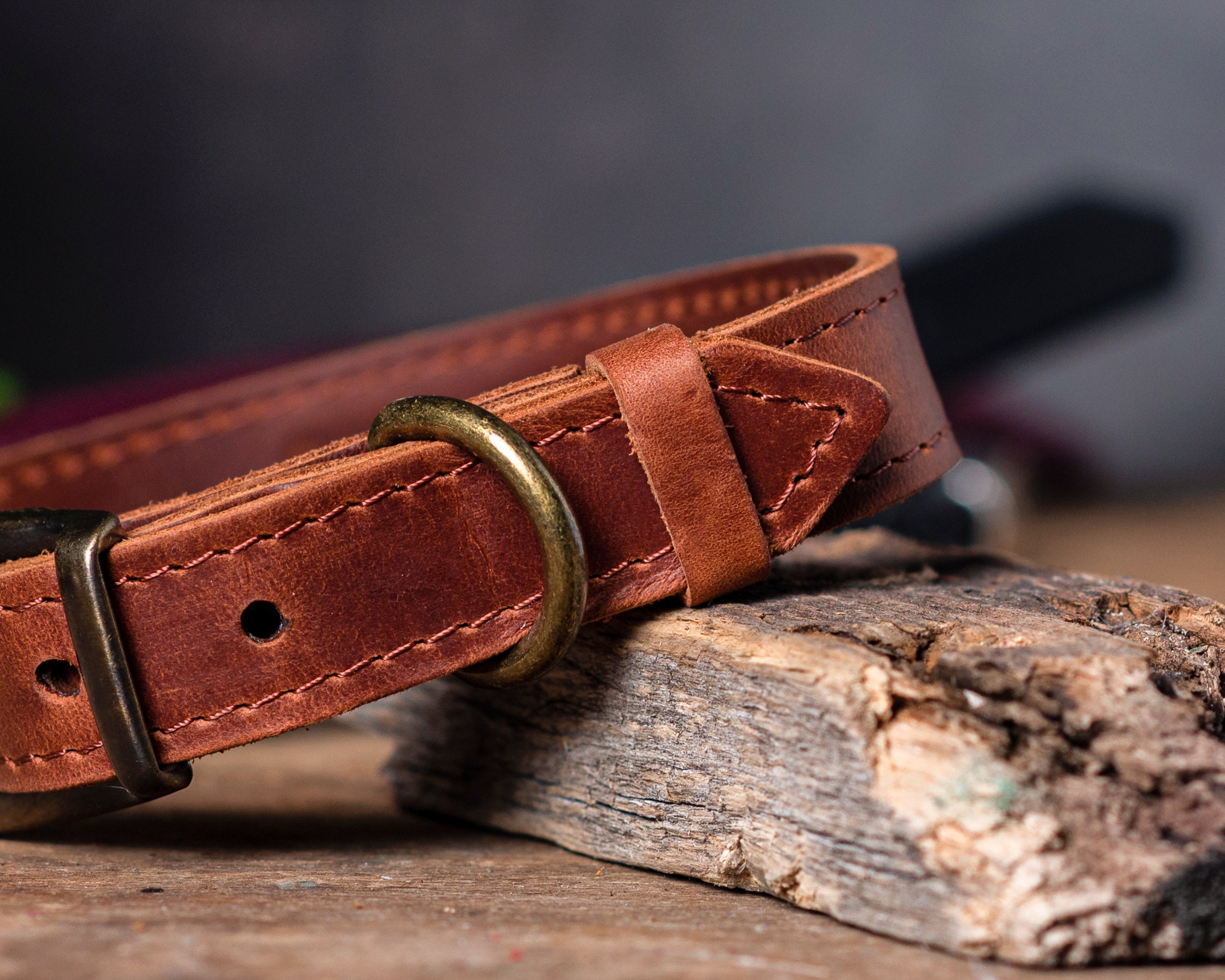 Personalized Leather Dog Collar, Personalized Dog Collar, Genuine Leather Dog Collar, Engraved Leather Dog Collar, Customized Dog Collar