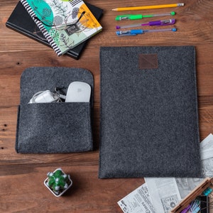 MacBook Air 15 Sleeve, MacBook Pro 14 Felt Case, MacBook Air 13.6 Felt Case, Sleeve Case Cover Macbook, MacBook Pouch, MacBook Felt Sleeve With Cable Organizer