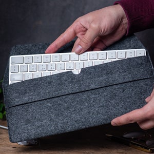 Vilten hoes voor Apple Magic Keyboard, vilten hoes voor Apple Wireless Keyboard, Apple Keyboard-vilten tas, Apple Keyboard Touch ID-hoesje