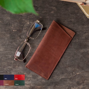 Étui à lunettes en cuir, étui à lunettes en cuir naturel, étui pour lunettes de soleil fait main, lunettes, pochette pour lunettes de soleil en cuir, pochette pour lunettes de soleil