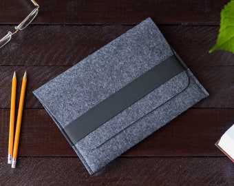 Funda de iPad de fieltro hecha a mano, funda de fieltro para iPad, funda de funda para Apple iPad 9.7/10.5, bolsa para iPad, funda de fieltro para iPad, funda para iPad Pro 12.9