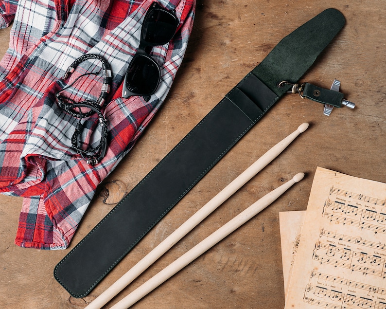 Leather Drumstick Holder Personalized Drumstick Case Etsy