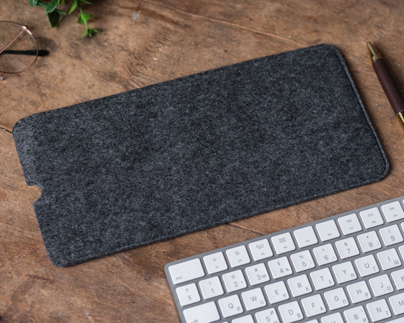 Felt Case for Magic Keyboard, Felt Sleeve for Wireless Magic Keyboard, Felt Bag for Apple Keyboard, Cover for Apple Keyboard Touch ID image 5