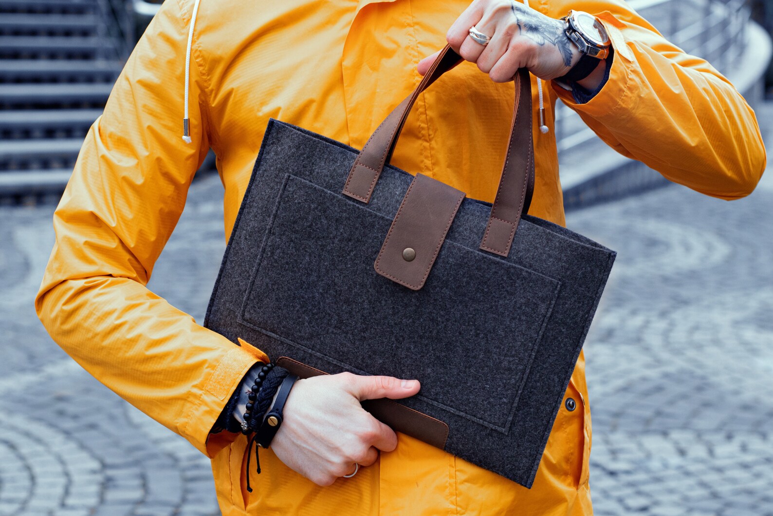 Handcrafted Macbook Air 13 Bag Felt Macbook Pro 13 M1 Bag Etsy