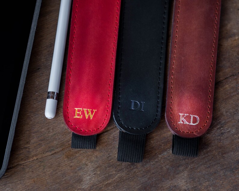 Leather Apple Pencil Holder Leather Apple Pencil Case Apple Etsy