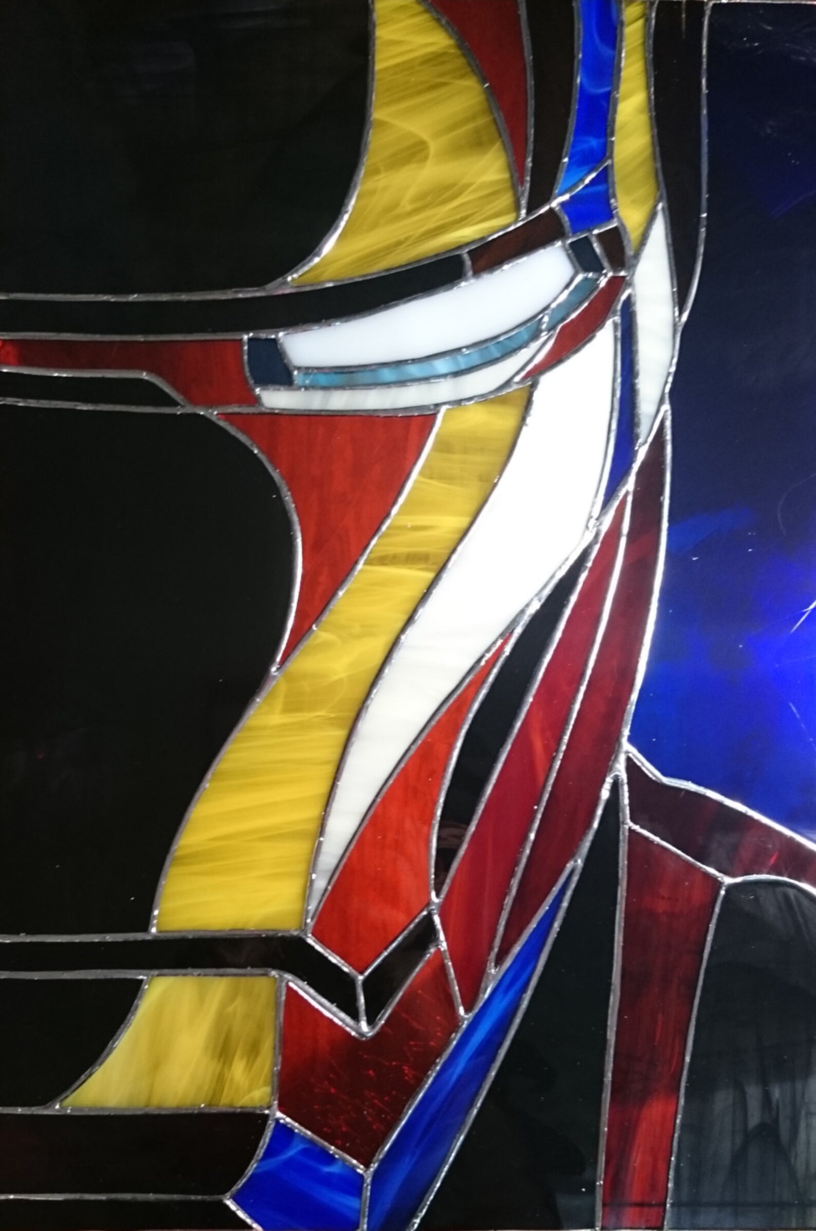 Geek Stained Glass Panel Personalized Wall Art Movie Lover Etsy