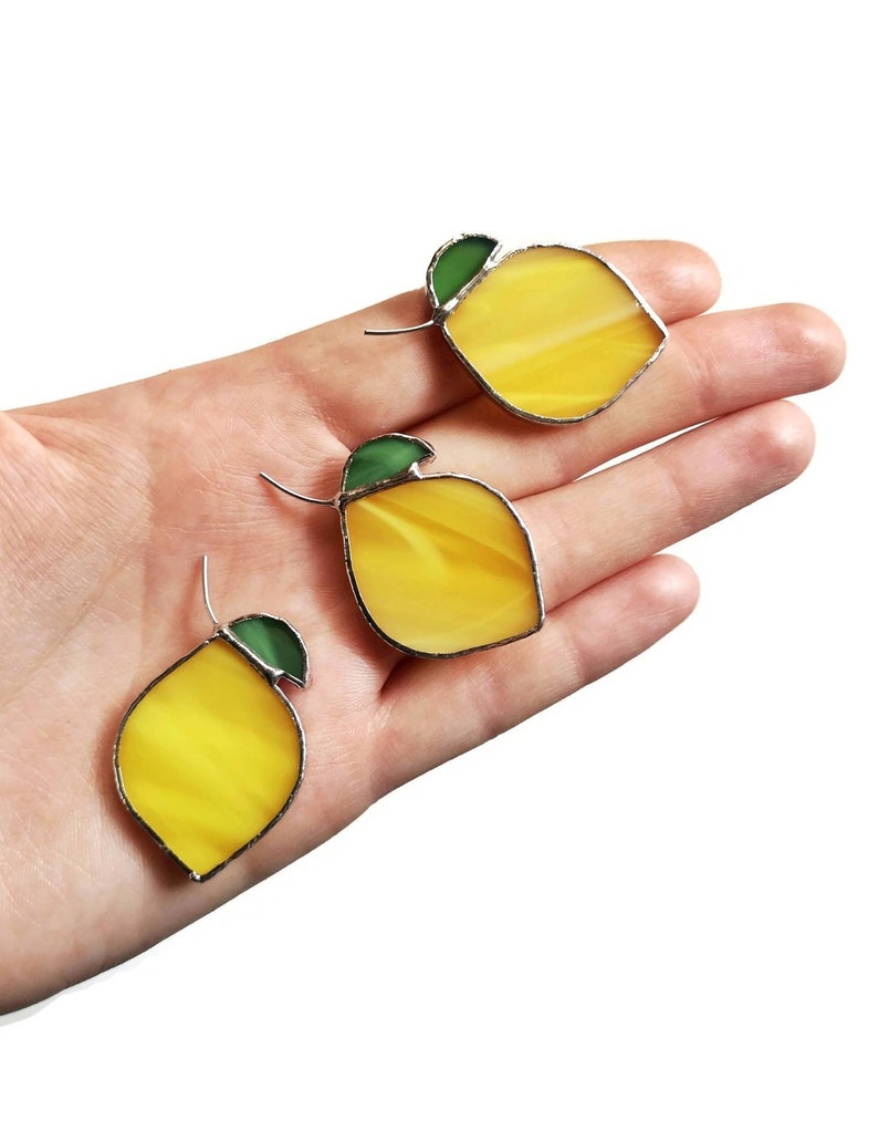 Juicy fruit Lemon pin Fruit jewelry Fruit pin Lemon brooch Etsy