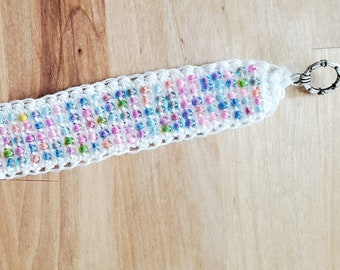 The Miriam Bracelet in UNICORN SPARKLE colors