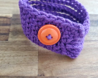 Crochet Cuff Bracelet