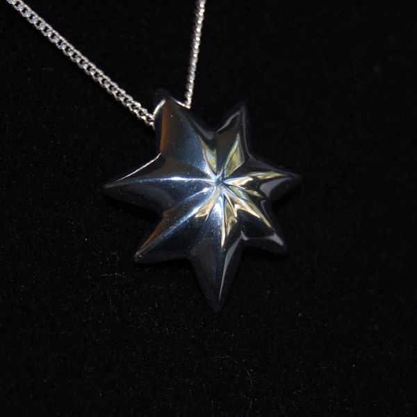 Northern Star necklace pendant or brooch