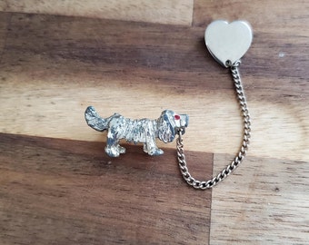 Puppy Love Brooch ~ Vintage