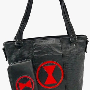 Black widow tote bag | Etsy