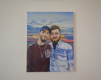 9x12" custom oil painting