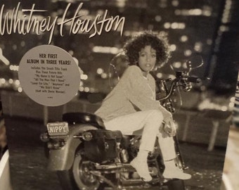 „Near Mint“ MIT Hype Aufkleber „Whitney Houston I'm your Baby Tonight“ Vinyl-Schallplatte LP Clive David