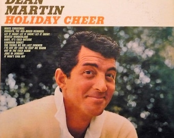 NEAR MINT/ NM Dean Martin Holiday Cheer Christmas Vinyl Record Album Lp Baby It&#39;s Cold Outside Rudolph Let It Snow Winter Wonderland