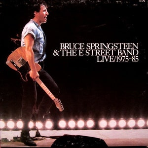 Bruce Springsteen Live - Caja de discos de vinilo de 5 LP con libro Thunder Road Nacido en EE. UU. Nacido para correr Jersey Girl Nebraska Rosalita