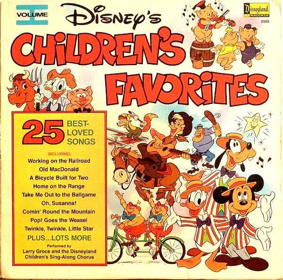New *SEALED* Disney's Children's Favorites Volume 1 Vinyl Record