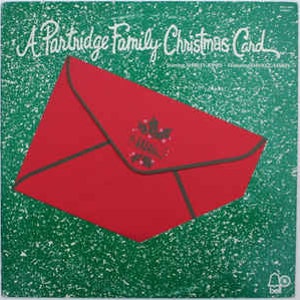 RARO COM CARTÃO The Partridge Family Um Cartão de Natal Prensagem original Disco de vinil Álbum LP Shirley Jones David Cassidy Danny Bonaduce