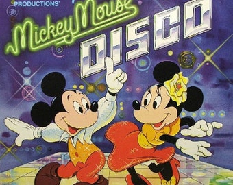 Mickey Mouse Disco. Classic Disney Vinyl LP. FREE SHIPPING! - Etsy