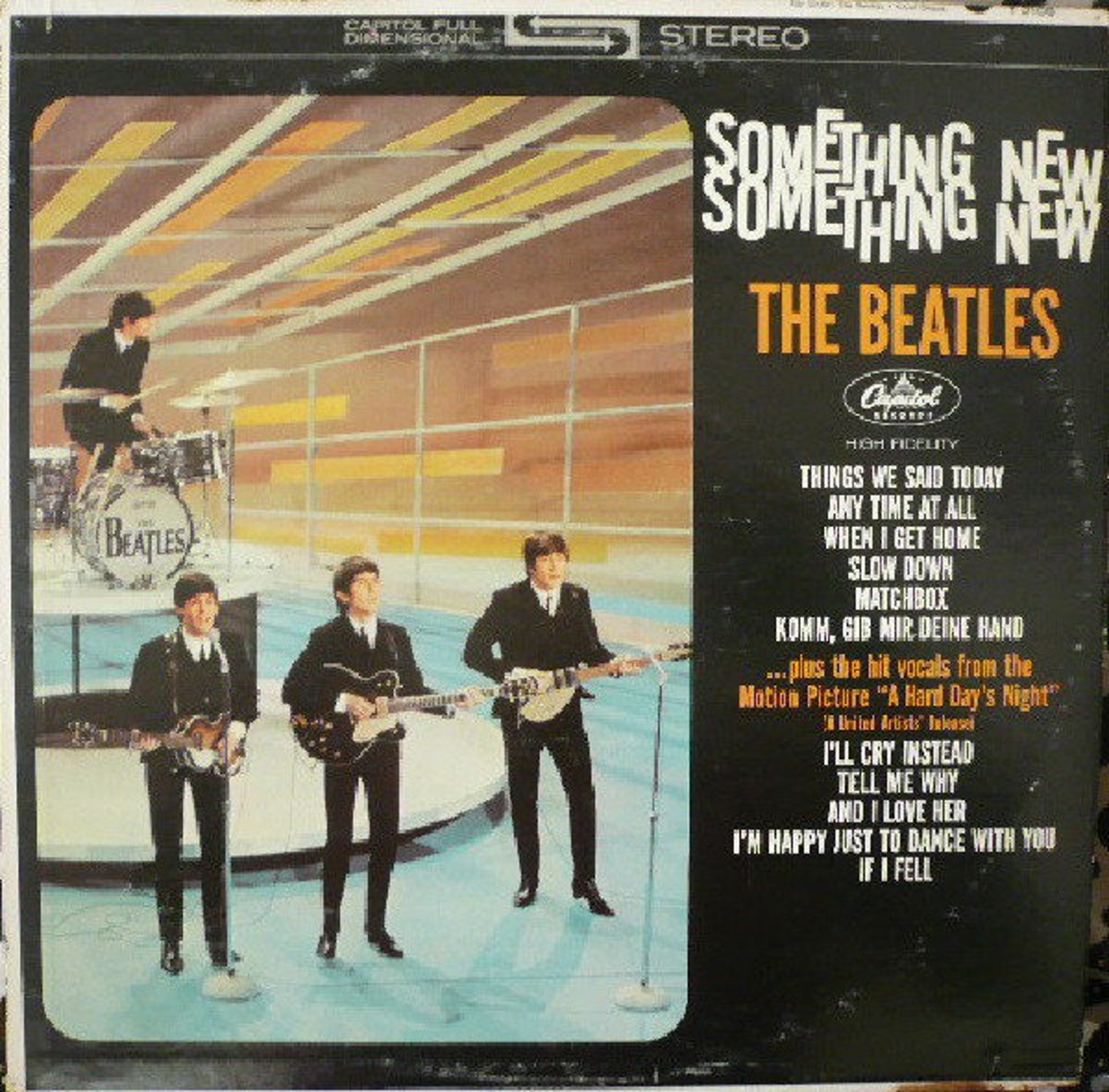 The Beatles Something New Apple Pressing Vinyl Record Album Lp Etsy