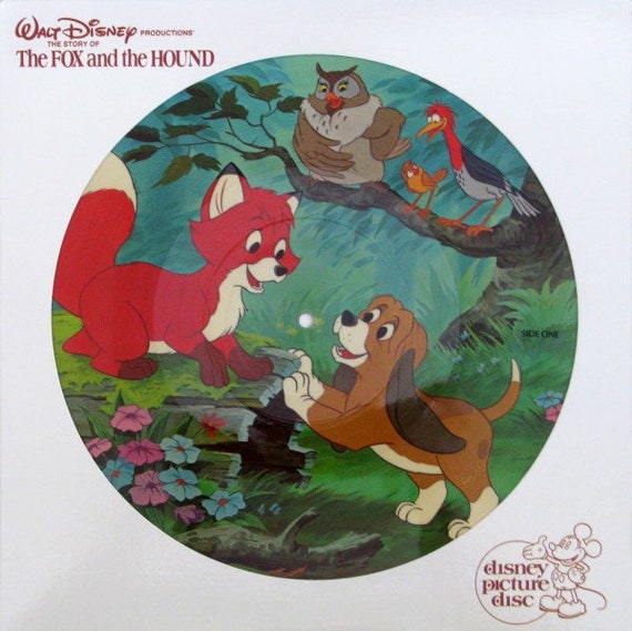 NEW Walt Disney the Fox and the Hound Picture Disc Vinyl Record