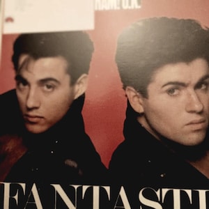 Wham Fantastic Orig Pressing Vinyl Record Album Lp w/ Lyric Sheet Inner Sleeve George Michael