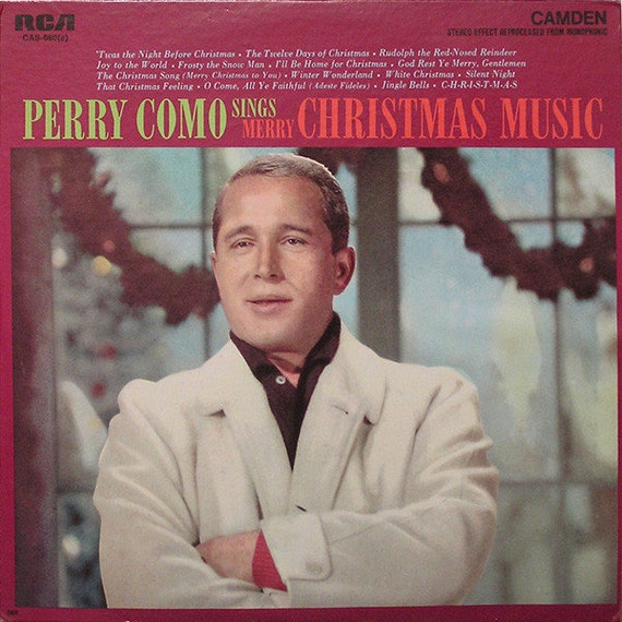 NEW Perry Como Sing Christmas Music vinyl record album Lp Jingle Bells  White Christmas Rudolph Silent Night Frosty Winter Wonderland