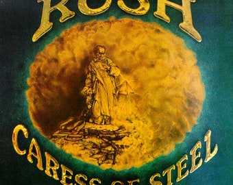 Rush Caress of Steel Original Pressing Vinyl Record Album Lp