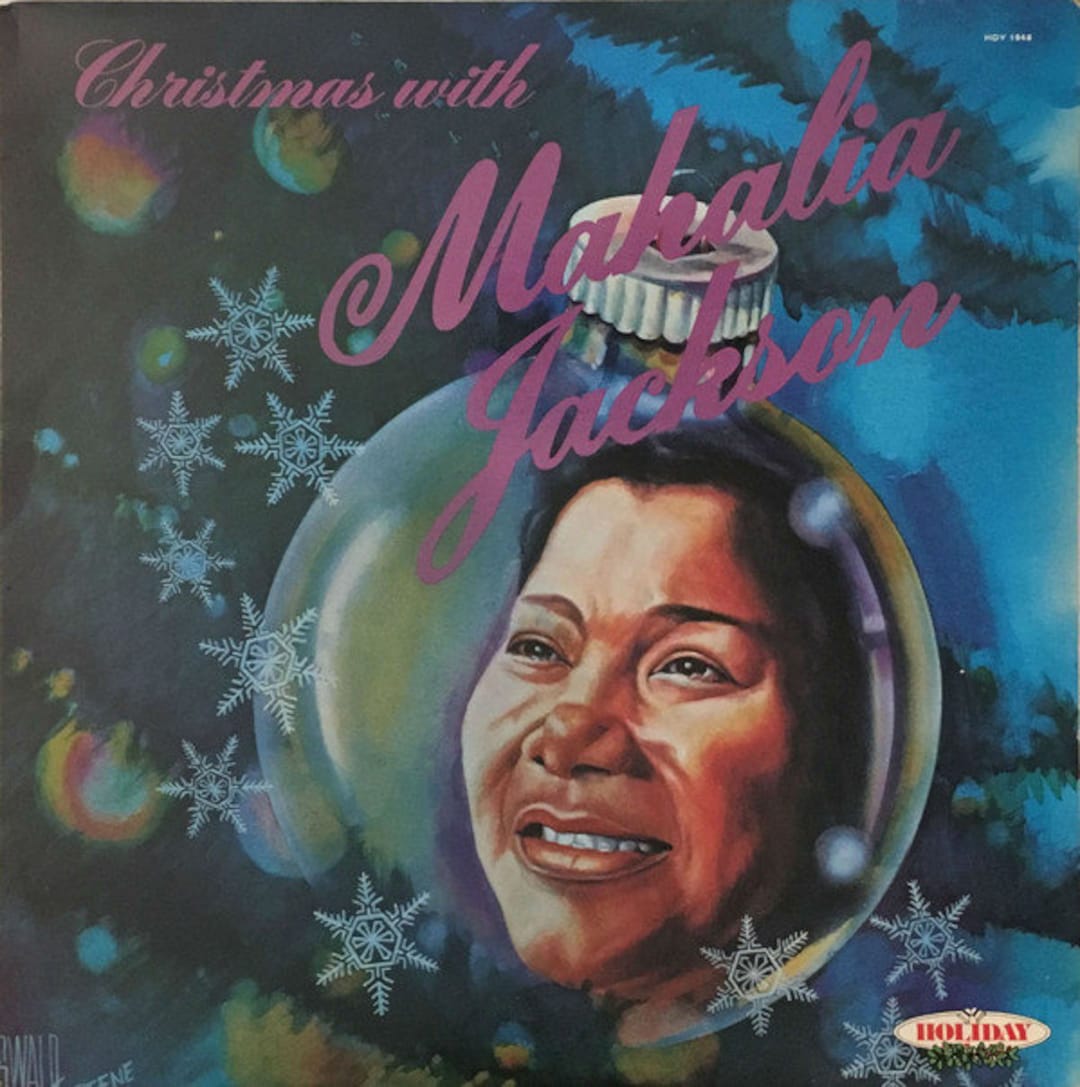 New Christmas With Mahalia Jackson Vinyl Record Album Lp Etsy