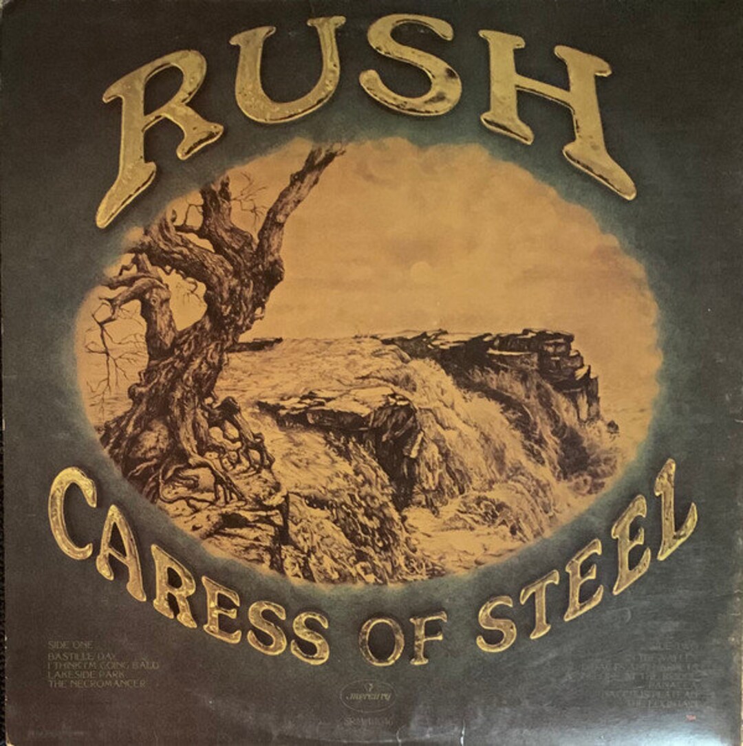 Rush Caress of Steel Original Pressing Vinyl Record Album Lp Geddy