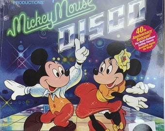 STILL SEALED Disney Disco Mickey vinyl record album Lp Mickey Minnie Mouse, Donald Duck