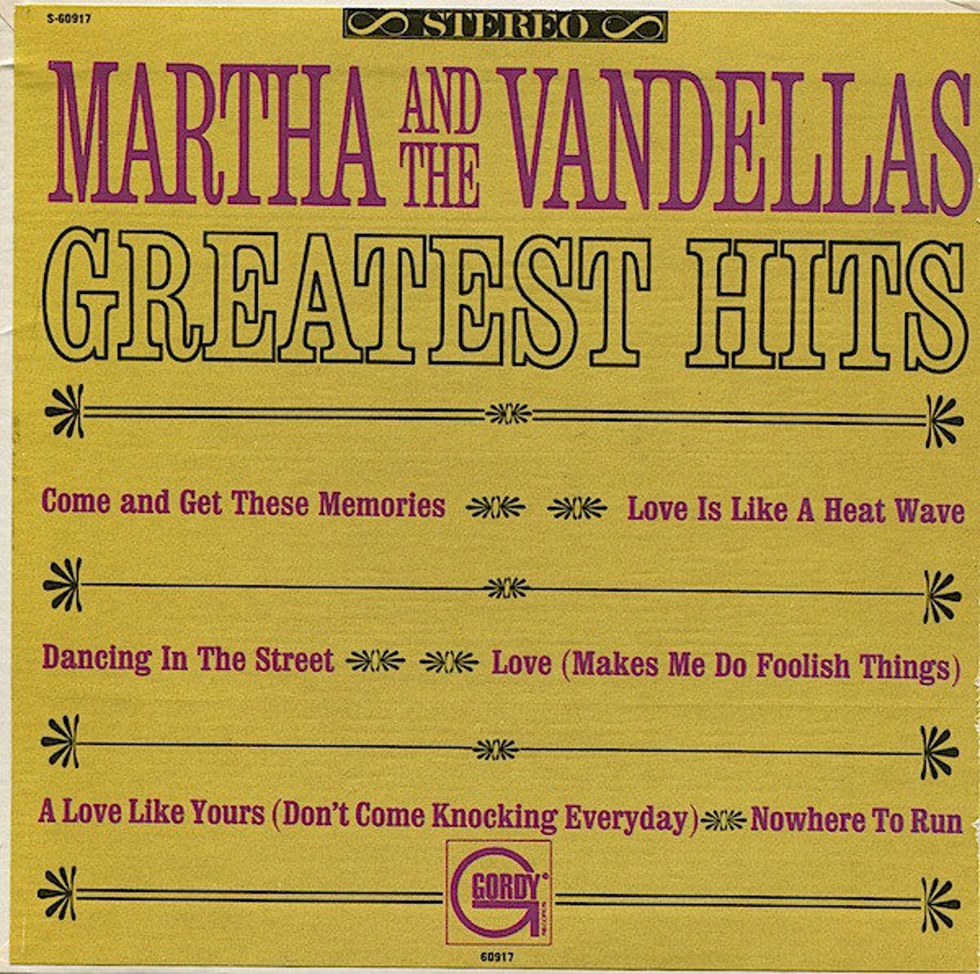NEW Martha Reeves and the Vandellas Greatest Hits Vinyl Record Album Lp Dancing in the Street