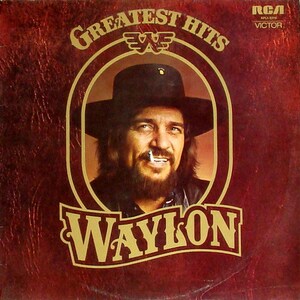 Waylon Jennings Greatest Hits Best of Vinyl Record Album Lp I&#39;ve Always Been Crazy Ladies Love Outlaws Amanda Honky Tonk Heroes