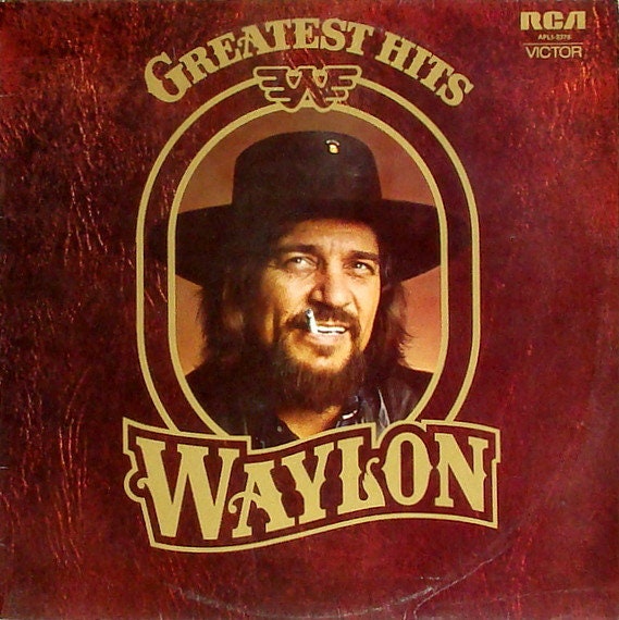 Waylon Jennings Greatest Hits Best of Vinyl Record Album Lp