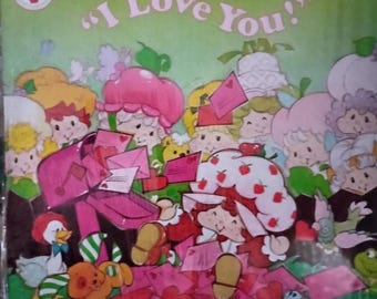 Strawberry Shortcake and Friends Picture Disc Vinyl Record Album