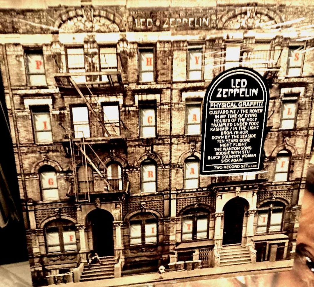 H@T Led Zeppelin Physical Graffiti Orig Pressing Double Vinyl