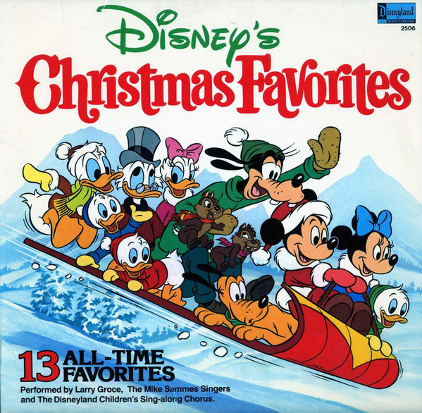 ディズニーのクリスマスのお気に入りビニールレコードLPアルバムVG+