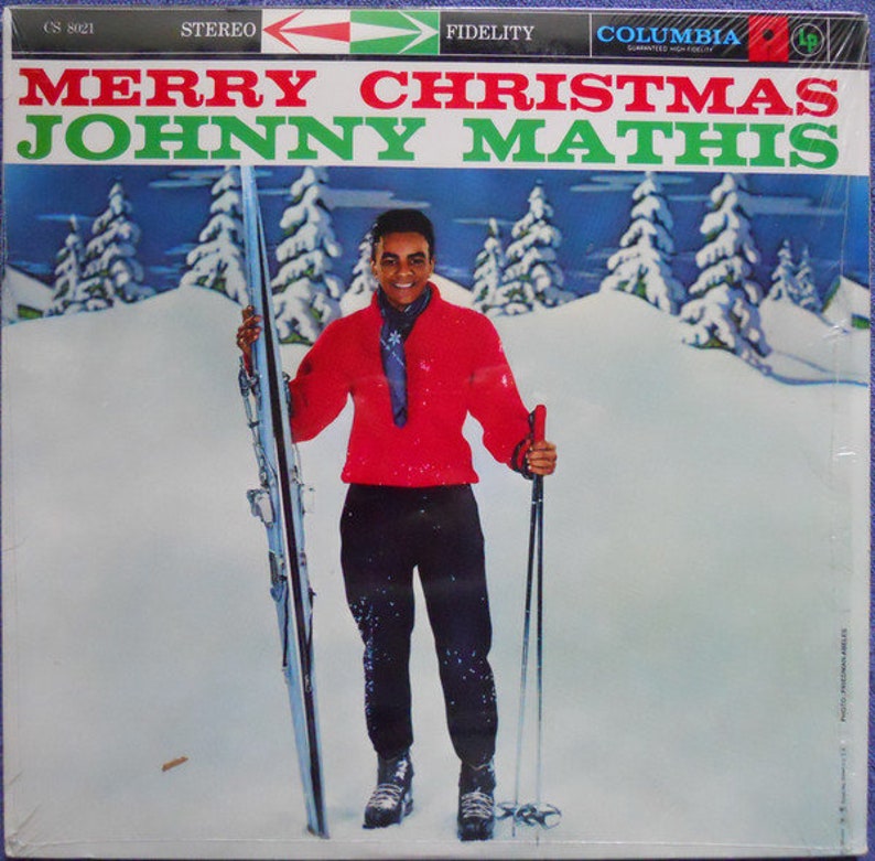 Johnny Mathis Merry Christmas Vinyl Record Album Lp VG+ Winter ...