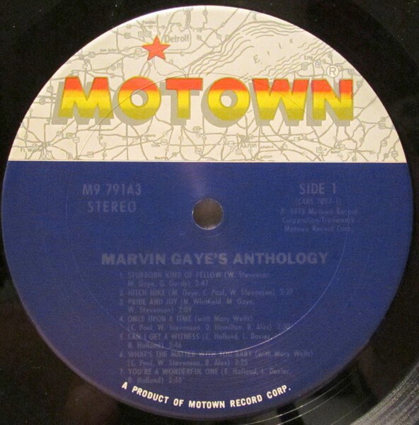The Marvin Gaye Anthology Greatest Hits Best of Orig Motown 3lp