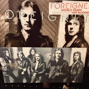 W@W STILL SEALED Foreigner Double Vision orig pressing Vinyl Record Lp Album w/ Hype Sticker Hot Blooded