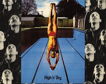 Def Leppard High n Dry Vinylskiva Album Lp Originalpressning med specialdesignat innerfodral Bringin' on the Heartbreak