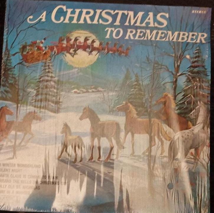 A Christmas To Remember Vinyl Record Album Lp The Band Rock Around the Tree Jolly Ole St Nicholas Silent Night Jingle Bell Rock