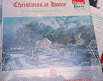 Still Sealed Longines Symphonette Christmas At Home Dbl Record Vinyl Album O Holy Night Silent White Santa Claus Orchestral Holiday Music