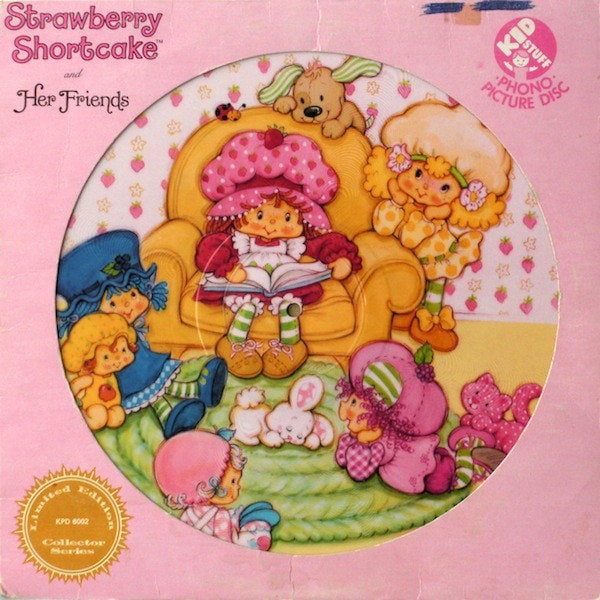Strawberry Shortcake and Friends Picture Disc Vinyl Record Album