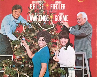 Arthur Fiedler Boston Pops Orchestra Leontyne Price Eydie Gorme Steve Lawrence Christmastime in carol and Song Vinyl Record Album Lp
