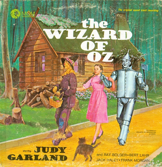 The Wizard of Oz Soundtrack Vinyl Record Album Lp Judy Garland Etsy