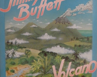 Noch originalverpackt: Jimmy Buffett Volcano – Originalpressung Vinyl-Schallplatte (LP)
